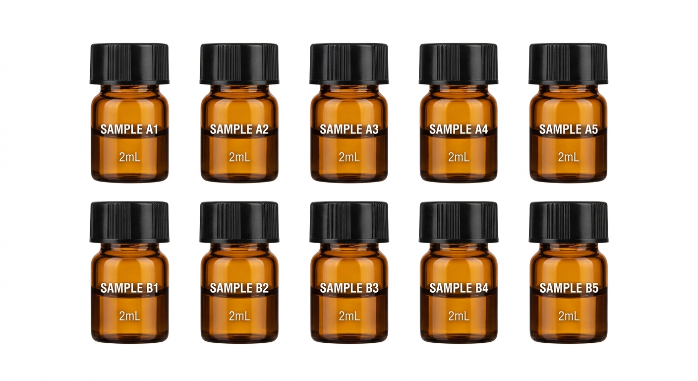 Amber Glass Sample Vial Set (10-pack)